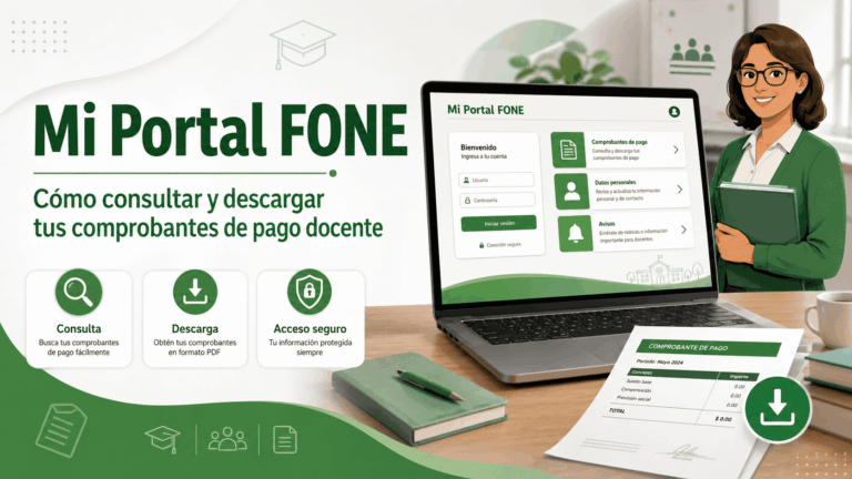 Mi Portal FONE consultar descargar tus comprobantes de pago